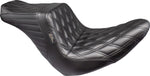 LE Pera Tailwhip Up Front Seat For Harley Davidson FLSB 1750 ABS 2018-2021 Double Diamond - Black