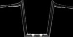 LA Choppers 1-1/2" Grande Prime Ape Hanger Handlebar For Harley Davidson FLFBS 1923 ABS 2025 41.5 cm (16-1/4") - Black