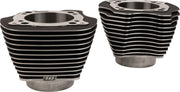 S&S Cycle Cylinder Set For Harley Davidson FLHR 1750 Road King 107 2017 - Black/Highlighted Fins