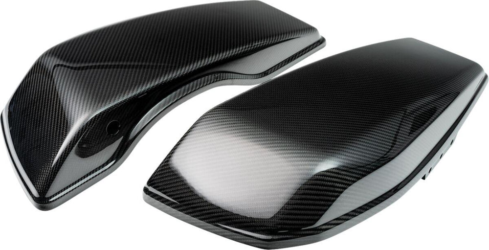 Slyfox Saddlebag Lids For Harley Davidson FLHX 1923 ABS 2024-2025 - Black/Gloss