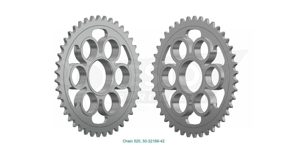 Esjot Standard 520 Sprocket For KTM Duke 125 ABS 2025 Rear Zinc Plated 42T