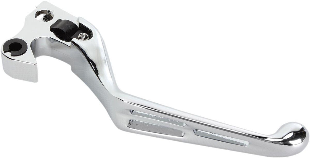 Drag Specialties Slotted Wide Blade Clutch Lever For Harley Davidson XL 1200 C 2014-2020 - Chrome