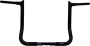 Fat Baggers Inc. 1-1 4" EZ Install Pointed Top Handlebar For Harley Davidson FLHX 1923 2024-2025 35.5 cm (14") - Black