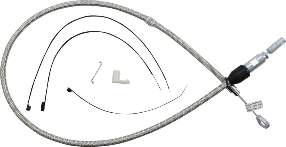 Magnum Shielding Quick Connect Clutch Cable For Harley Davidson FLDE 1750 2018-2020 91.5 cm (36") - Silver