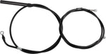 LA Choppers Standard Black Vinyl Handlebar Cable/Brake Upper Hose Kit For Harley Davidson FLH 1868 ABS 2021 45.5 cm - 51 cm (18" - 20") - Black