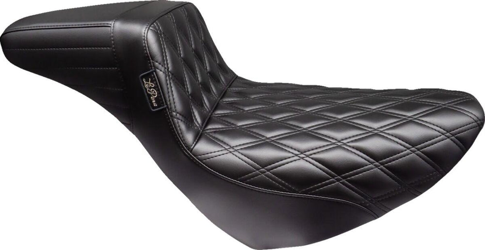 LE Pera Kickflip Daddy Long Legs Low Rider Seat For Harley Davidson FLSB 1750 ABS 2018-2024 Double Diamond - Black