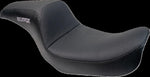 Slyfox The Drifter Seat For Harley Davidson FXD 1340 1996-1998 Carbon Fiber/Gray Logo/Smooth - Black/Grey