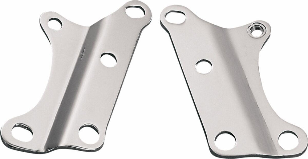 Drag Specialties XL Engine Mount Plates For Harley Davidson XL 1200 C 1996-2003 Front - Chrome