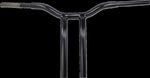 LA Choppers Kage Fighter Welded Bent-Riser Handlebar 35.5 cm (14") - Black