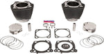 S&S Cycle 136" Big Bore Cylinder Kit For Harley Davidson FLDE 1750 ABS 2018-2020 - Highlighted Fins/Wrinkle Black