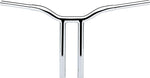 LA Choppers Kage Fighter Welded Straight-Riser Handlebar 35.5 cm (14") - Chrome
