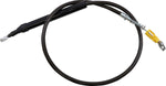 LA Choppers Midnight Braided Clutch Cable For Harley Davidson FLDE 1750 ABS 2018-2020 12" - 14" - Black