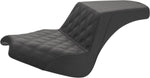 Saddlemen Step Up Lattice/Smooth Seat For Indian Chief 111 ABS 2022-2026 - Black