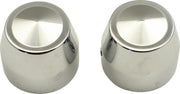 Accutronix Elite Front Axle Cap Front 25 mm (63 64") - Chrome Silver
