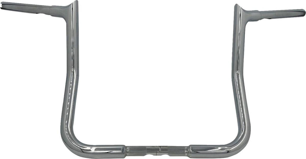 Fat Baggers Inc. 1-1/4" EZ Install Pointed Top Handlebar For Harley Davidson FLH 1868 2021 33 cm (13") - Chrome
