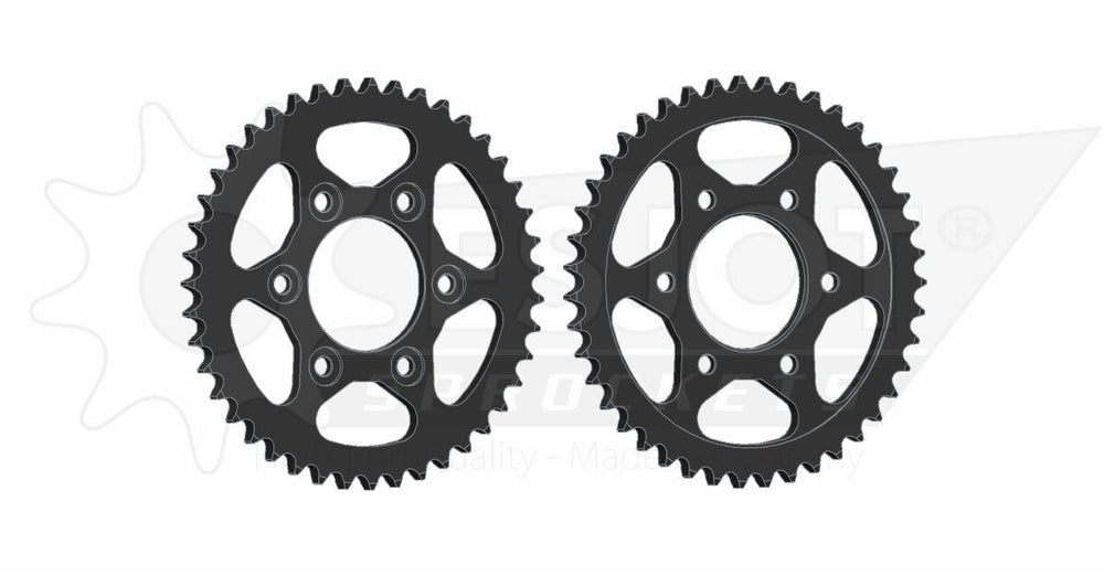 Esjot Standard 530 Sprocket For Ducati MultiStrada 1200 S ABS 2018 Rear Black 43T
