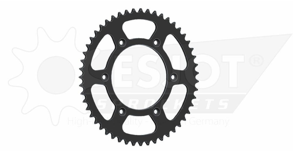 Esjot Standard 520 Sprocket For Honda CR125 1984-2007 Rear Black 51T