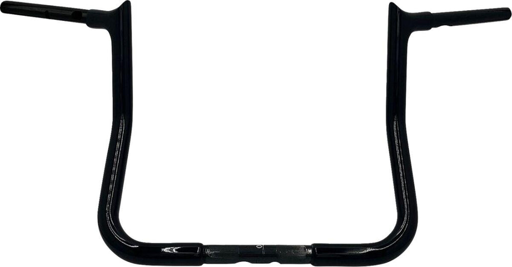 Fat Baggers Inc. 1-1/4" EZ Install Pointed Top Handlebar For Harley Davidson FLHX 1923 2024-2026 33 cm (13") - Black