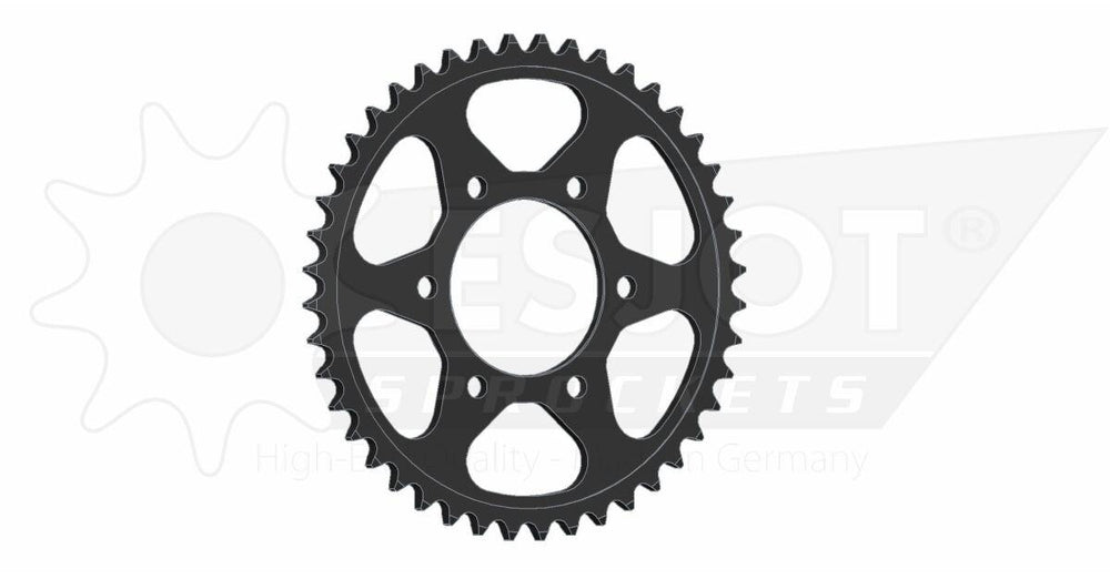 Esjot Standard 525 Sprocket For Kawasaki KLZ 1000 ABS 2012-2024 Rear Black 44T