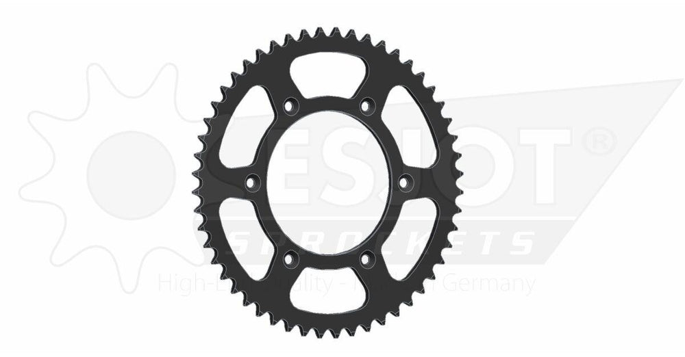 Esjot Standard 520 Sprocket For Honda CR125 1984-2007 Rear Black 52T