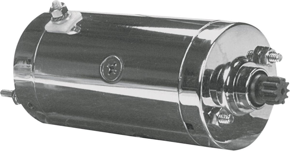 Drag Specialties High Torque Starter Motor For Harley Davidson FL 1200 1970-1977 - Chrome