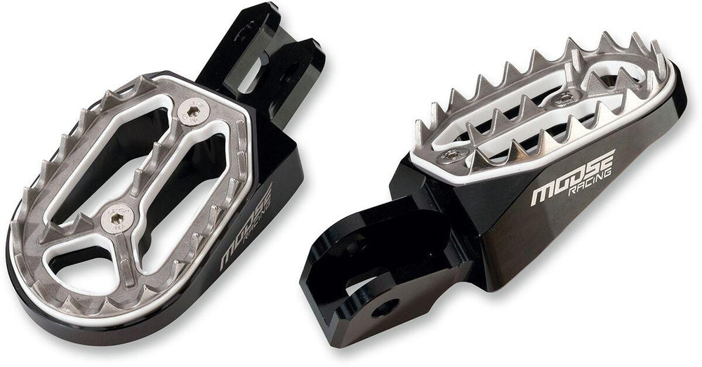 Moose Racing Qualifier Foot Pegs For Honda CRF230F 2004-2019 - Black