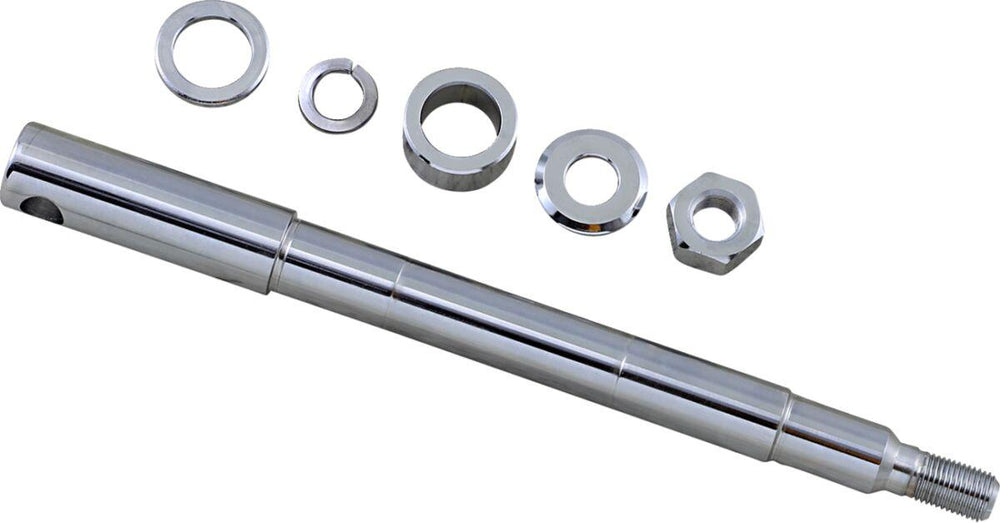 Drag Specialties Front Axle Kit For Harley Davidson FXD 1340 1995-1998 Front - Chrome Silver