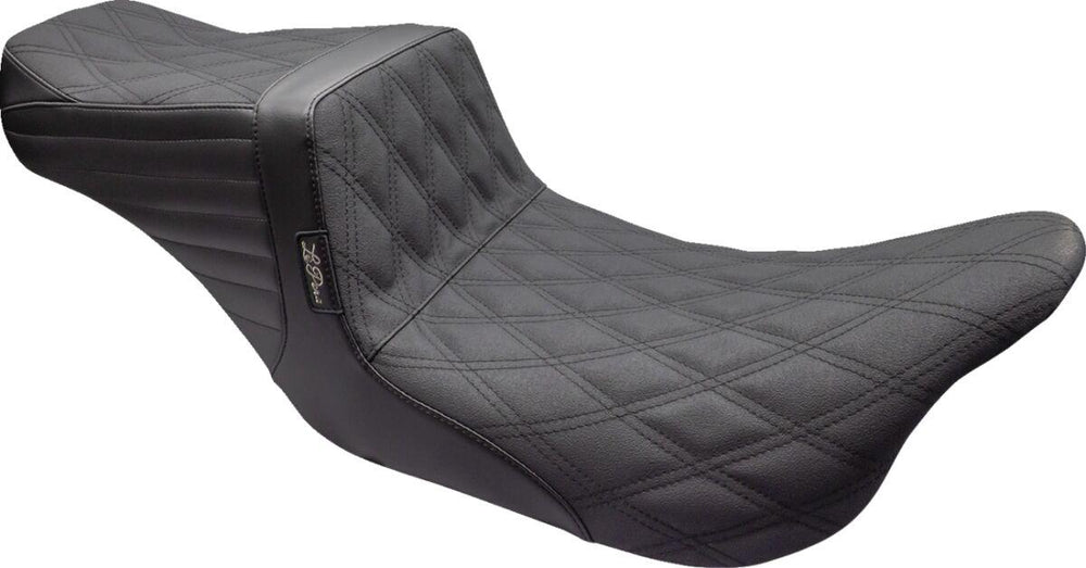 LE Pera Tailwhip Seat For Harley Davidson FLH 1868 ABS 2021 Double Diamond/Grip Tape - Black
