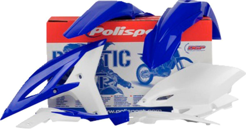 Polisport Plastics Kit For Yamaha WRF450 2012-2016 - Blue/OEM/White