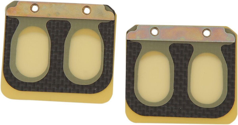 Boyesen Replacement Pro Series Reed Set for RAD Valve For Kawasaki KX125 2003 - Carbon Fiber/Yellow