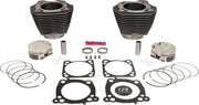S&S Cycle Cylinder Kit For Harley Davidson FLDE 1750 ABS 2018-2020 - Black Granite/Highlighted Fins