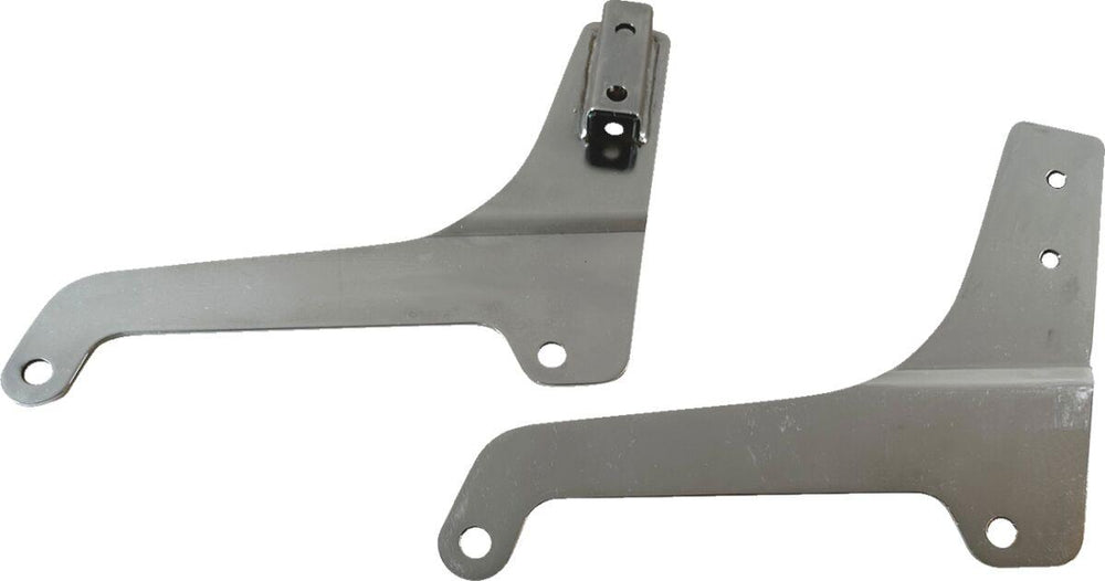 Drag Specialties Sissy Bar Side Plates For Harley Davidson FLDE 1750 2018-2020 - Chrome