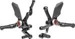 Gilles MUE2 Rearset For Ducati Streetfighter V2 890 ABS 2025-2026 - Black/Red