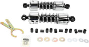 Progressive Suspension 412 Series Cruiser Shocks For Suzuki S 50 Boulevard 2005-2008 279.40 mm (11.00") - Black/Chrome