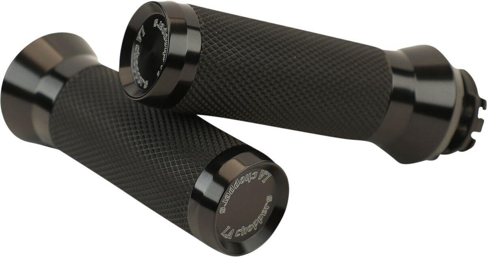 LA Choppers Grips For Harley Davidson FLDE 1750 ABS 2018-2020 - Black