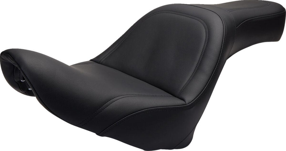 Saddlemen King 2 Up Seat For Harley Davidson FLSTF 1584 2007-2010 - Black