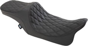 Drag Specialties Predator III 2 Up Seat For Harley Davidson FLHR 1340 1997-1998 - Black