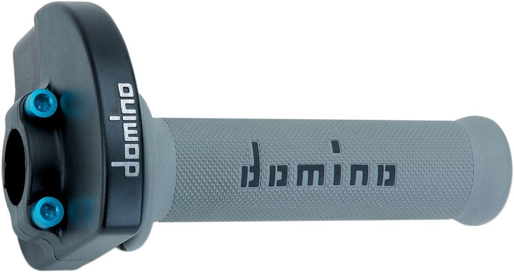 Domino Massimo Throttle Assembly With Grip - Black/Grey