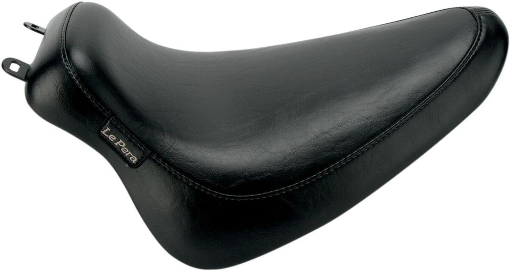 LE Pera Silhouette Solo Seat For Harley Davidson FLSTC1584 2008-2011 Smooth - Black