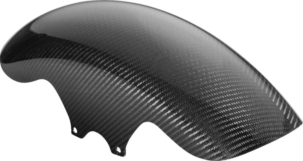 Slyfox Carbon Shorty Fender For Harley Davidson FLH 1868 ABS 2021 48.3 cm (19") Front - Black Gloss