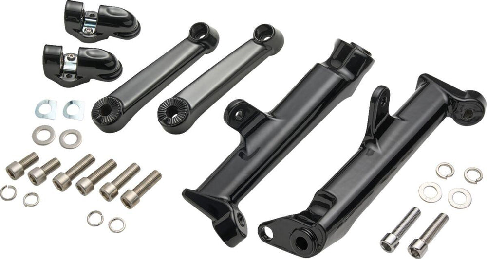 Ciro Frame Mounted Adjustable Highway Peg Mount For Harley Davidson FLH 1868 ABS 2021 Standard - Black
