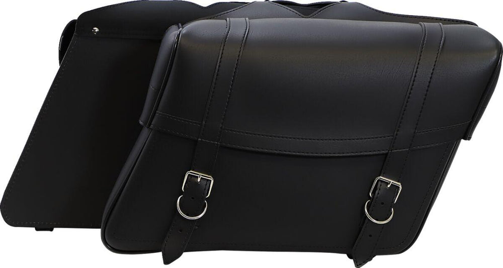Saddlemen Highwayman Slant Style Saddlebags For Suzuki C 50 Boulevard 2006-2008 - Black