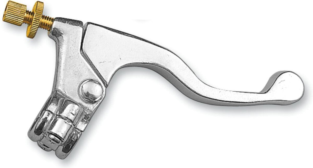 Parts Unlimited Shorty Style Power Brake Lever Assembly For Honda CRF100F 2004-2009 Front - Polished