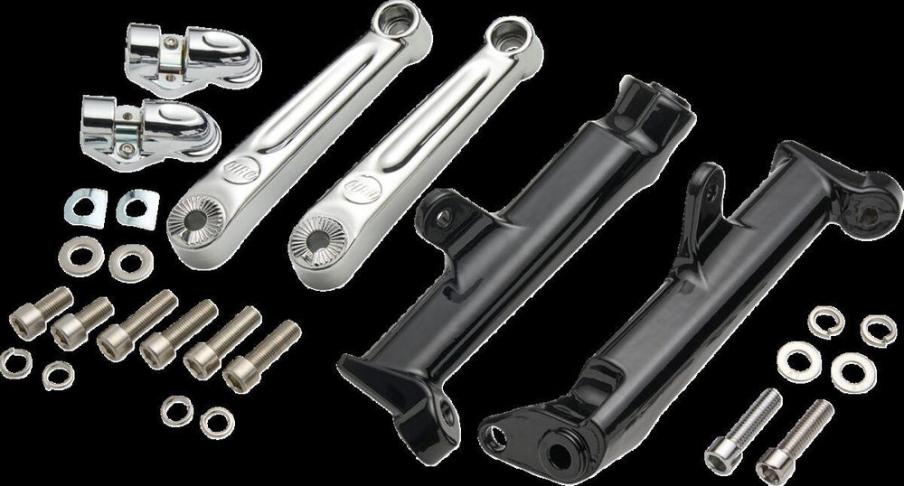 Ciro Frame Mounted Adjustable Highway Peg Mount For Harley Davidson FLH 1868 ABS 2021 Extended - Chrome