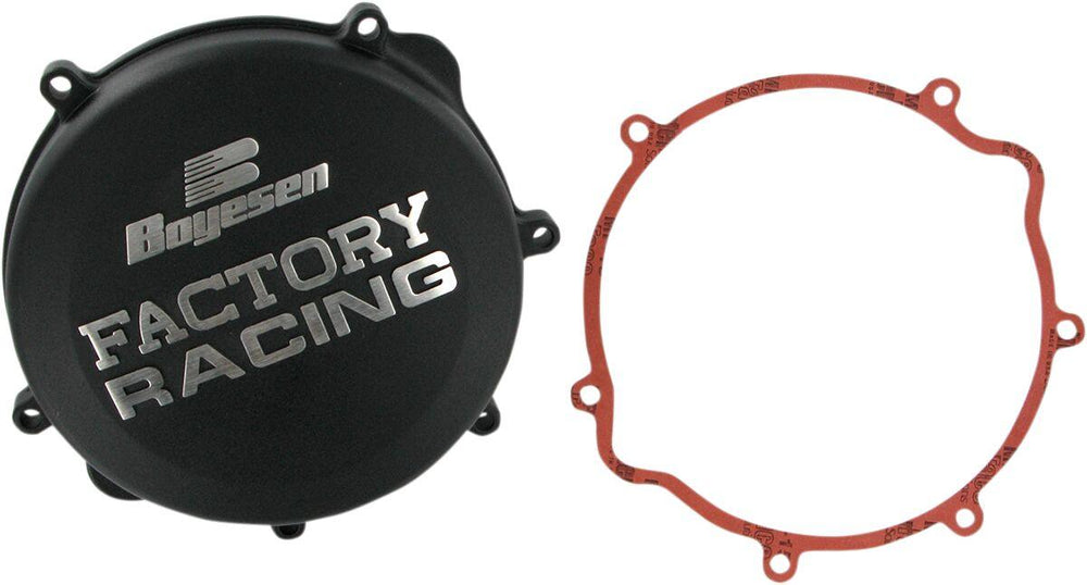 Boyesen Factory Clutch Cover For Suzuki RM 250 1996-2008 - Black