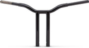 LA Choppers Kage Fighter Welded Straight-Riser Handlebar 35.5 cm (14") - Black
