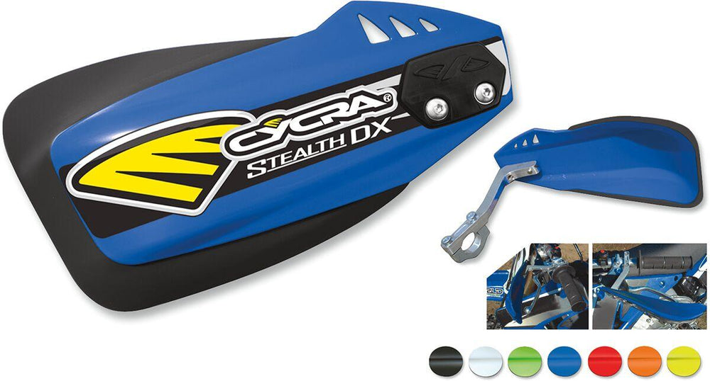 Cycra Stealth DX Hand Guards Racer Pack - Blue