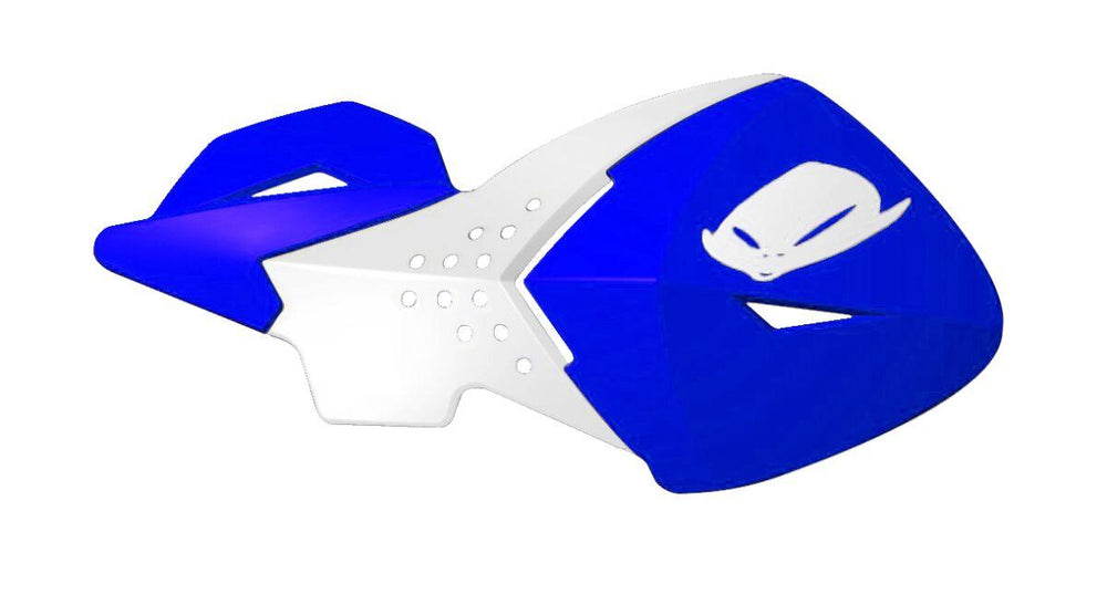 UFO Replacement Plastic for Escalade Hand Guards - Blue Reflex White