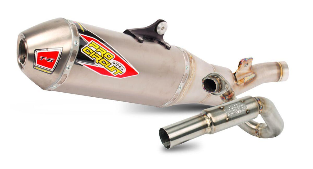 Pro Circuit T-6 BC BC Full Stainless Steel & Titanium Exhaust System For Suzuki RMZ450 2018-2026