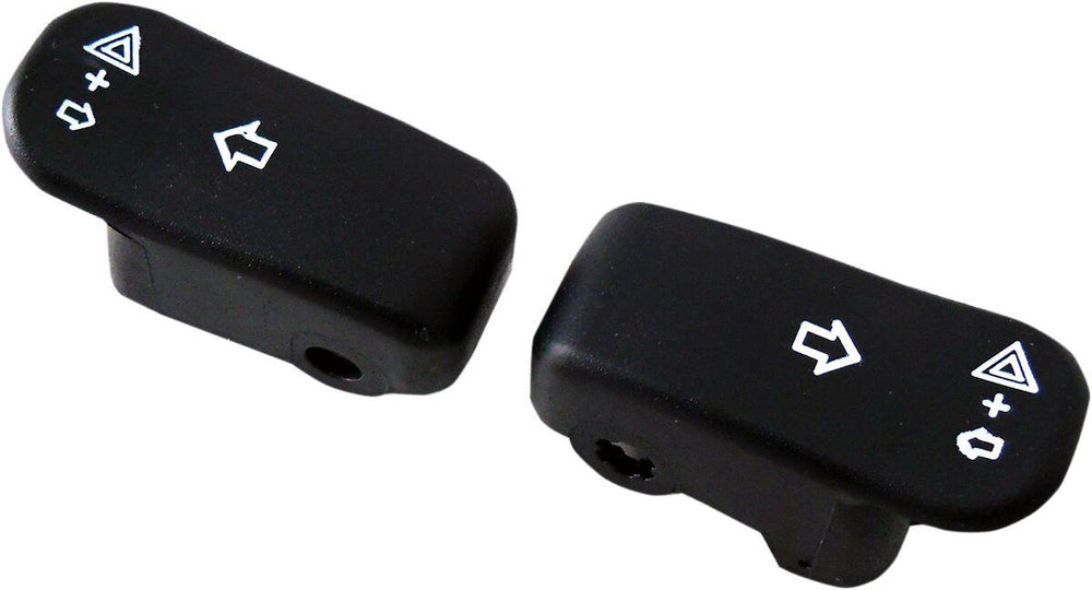 Drag Specialties Turn Signal Switch Extension For Harley Davidson FLHR 1340 1996-1998 - Black
